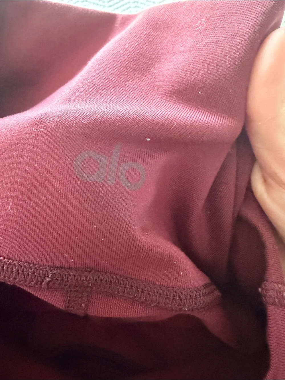 Alo yoga Burgundy Lattice Side Leggings